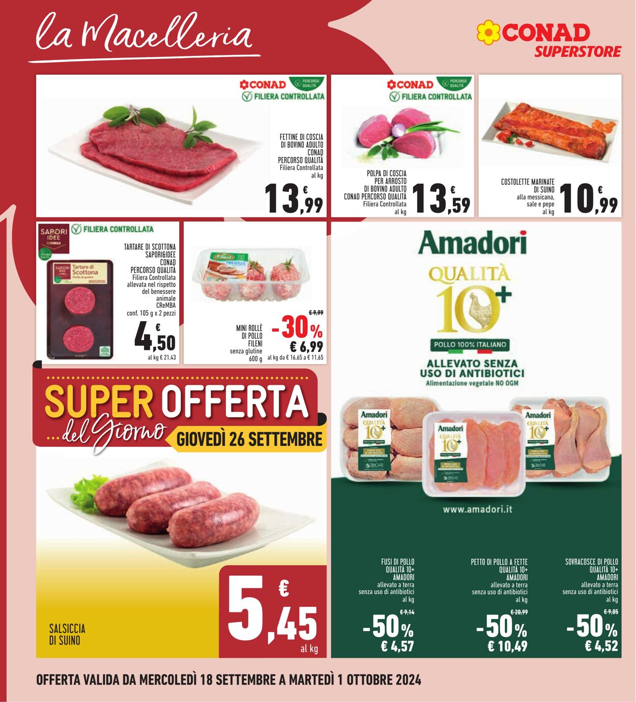 Volantino Conad 18.09.2024 - 01.10.2024