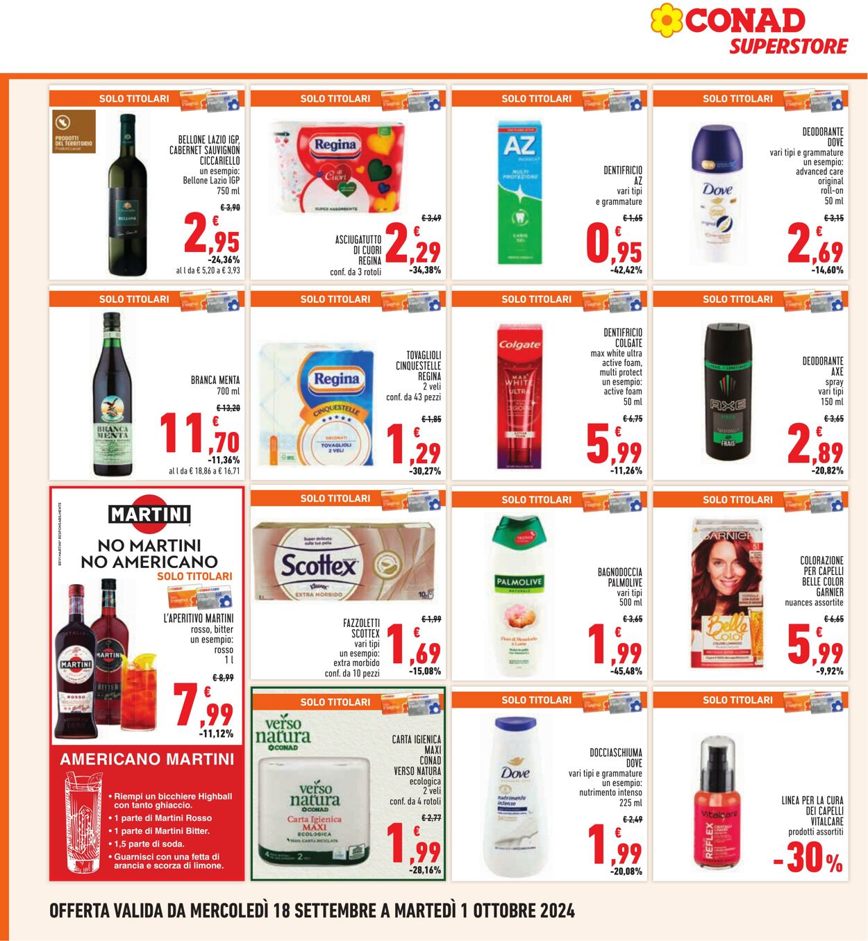 Volantino Conad 18.09.2024 - 01.10.2024