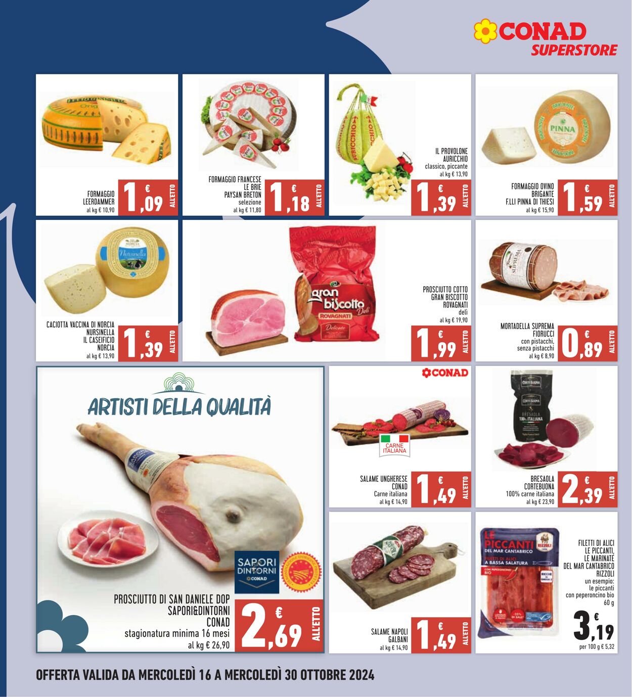 Volantino Conad 16.10.2024 - 30.10.2024