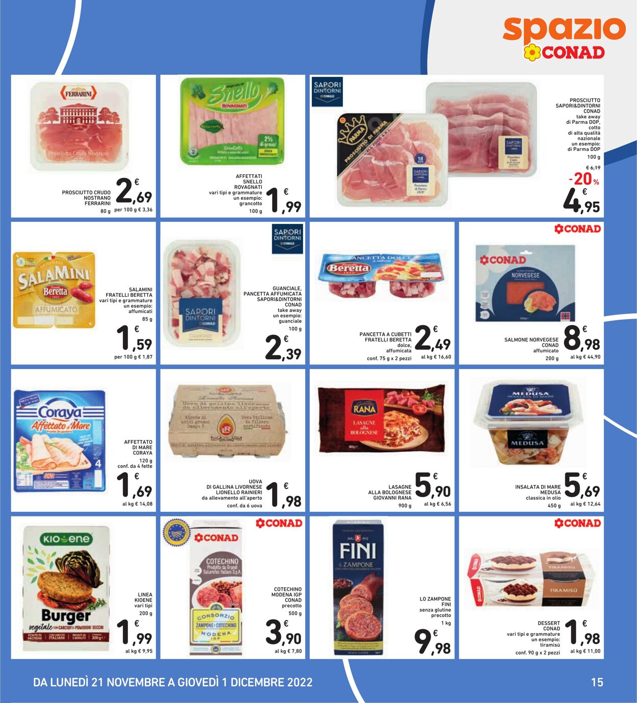 Volantino Conad 21.11.2022 - 01.12.2022