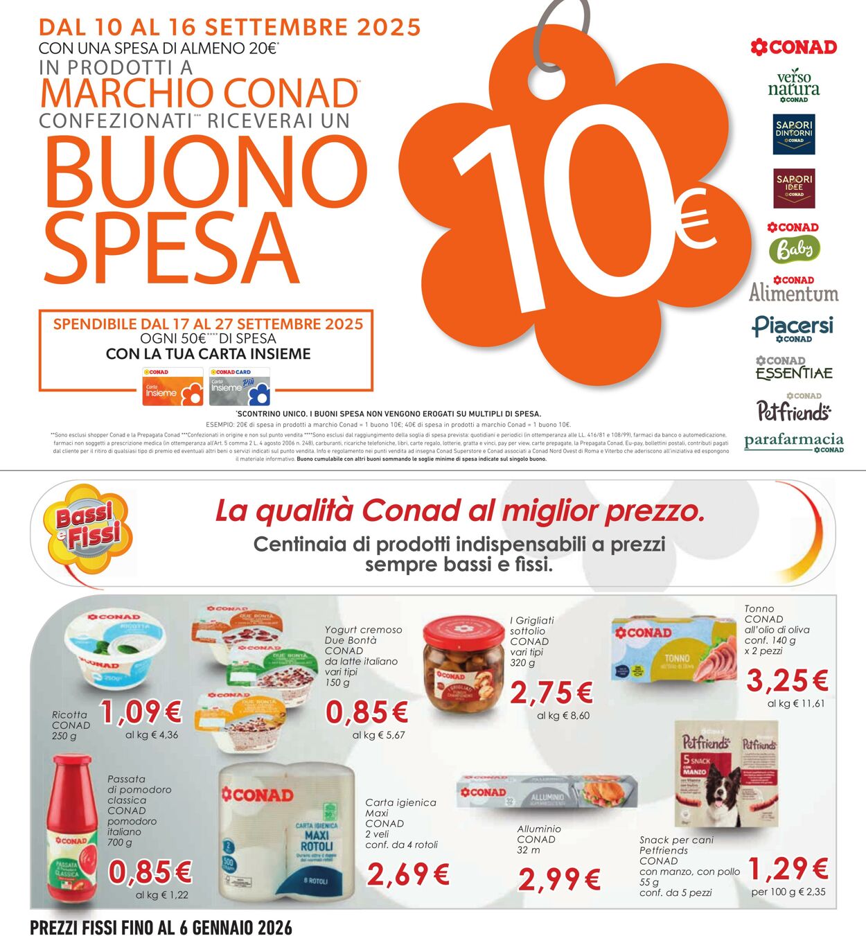 Volantino Conad 10.09.2025 - 10.09.2025