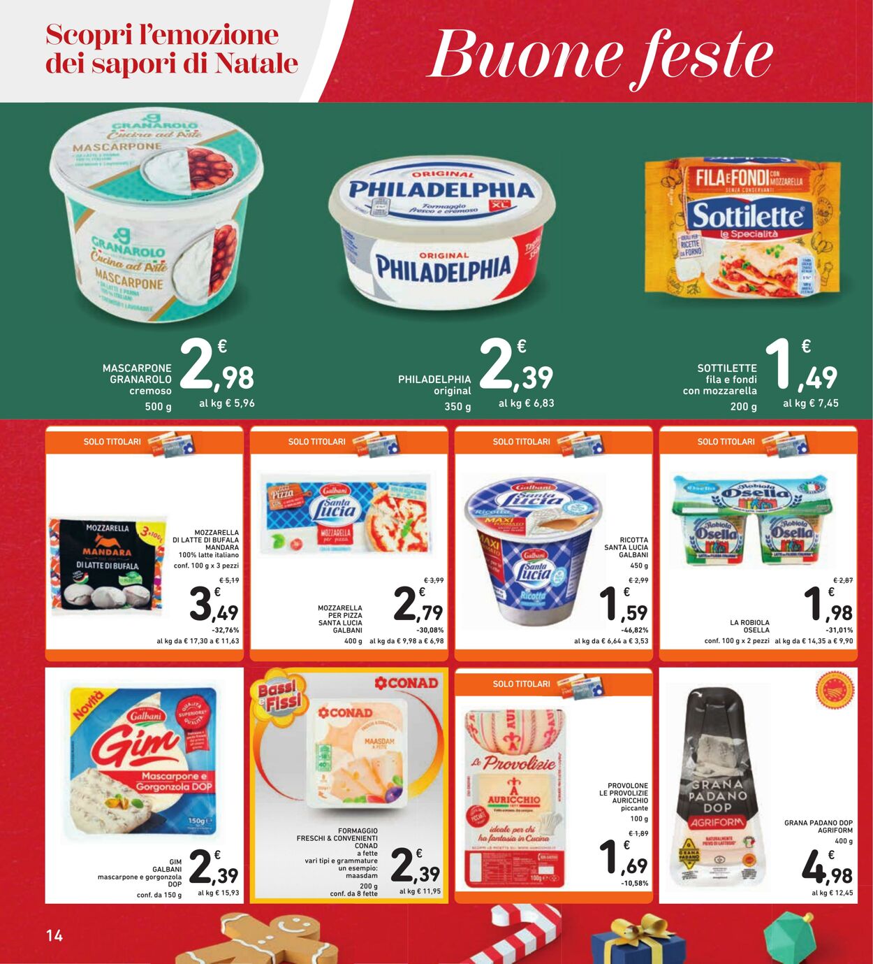 Volantino Conad 14.12.2023 - 26.12.2023