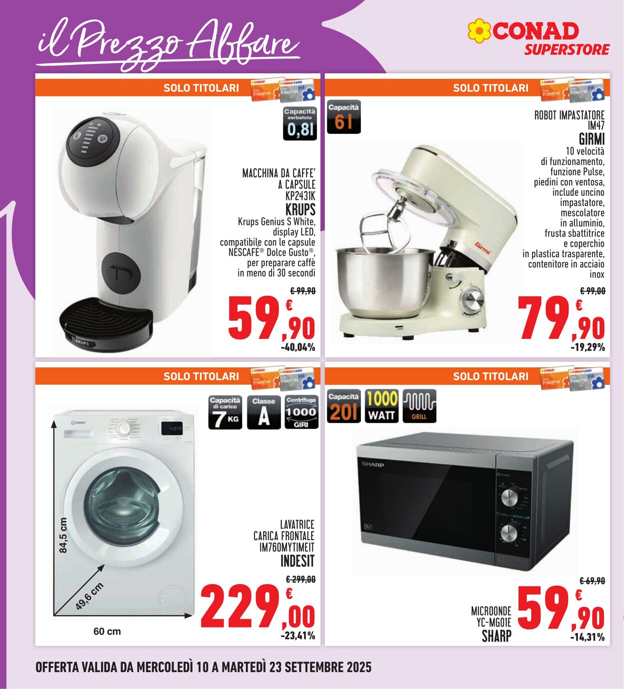 Volantino Conad 09.09.2025 - 09.09.2025