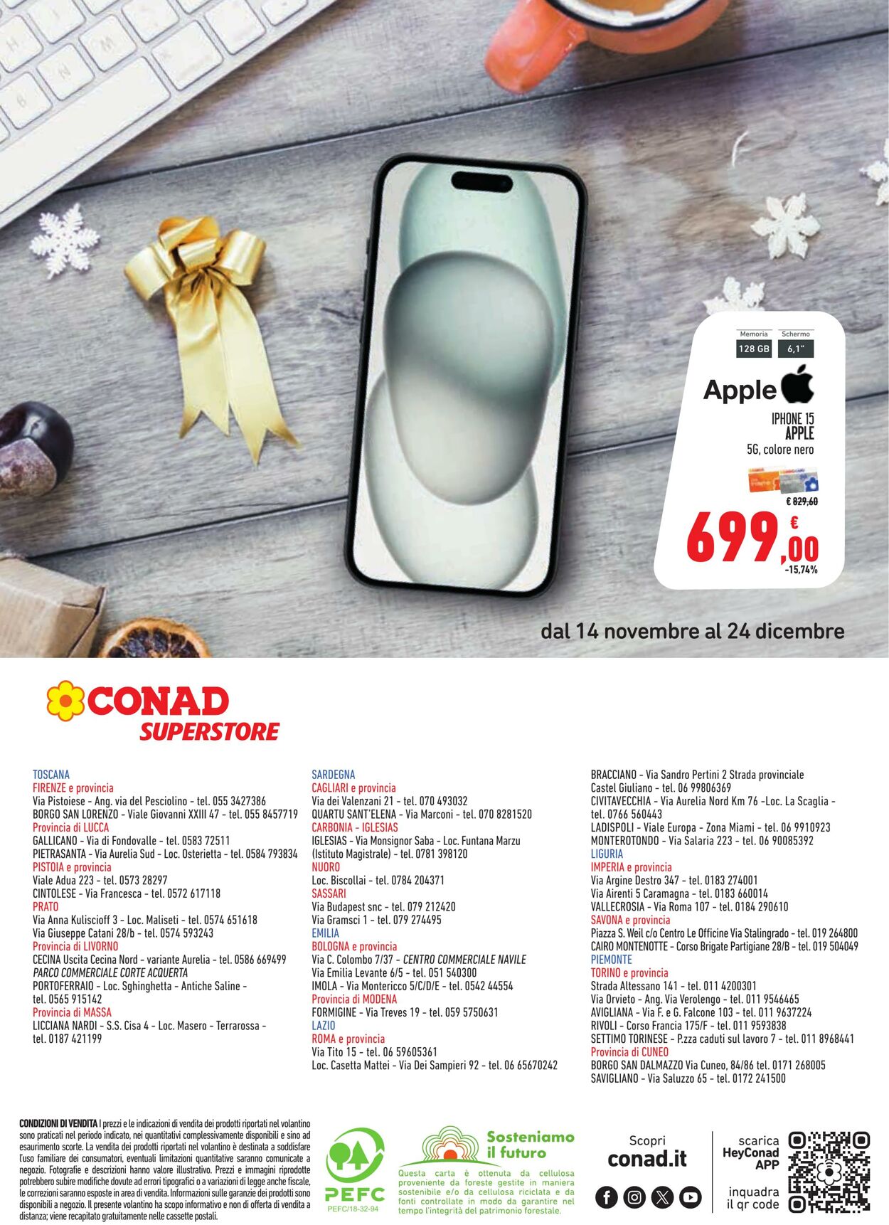 Volantino Conad 14.11.2024 - 24.12.2024