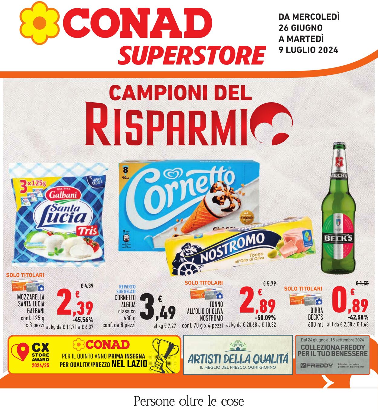 Volantino Conad 26.06.2024 - 09.07.2024