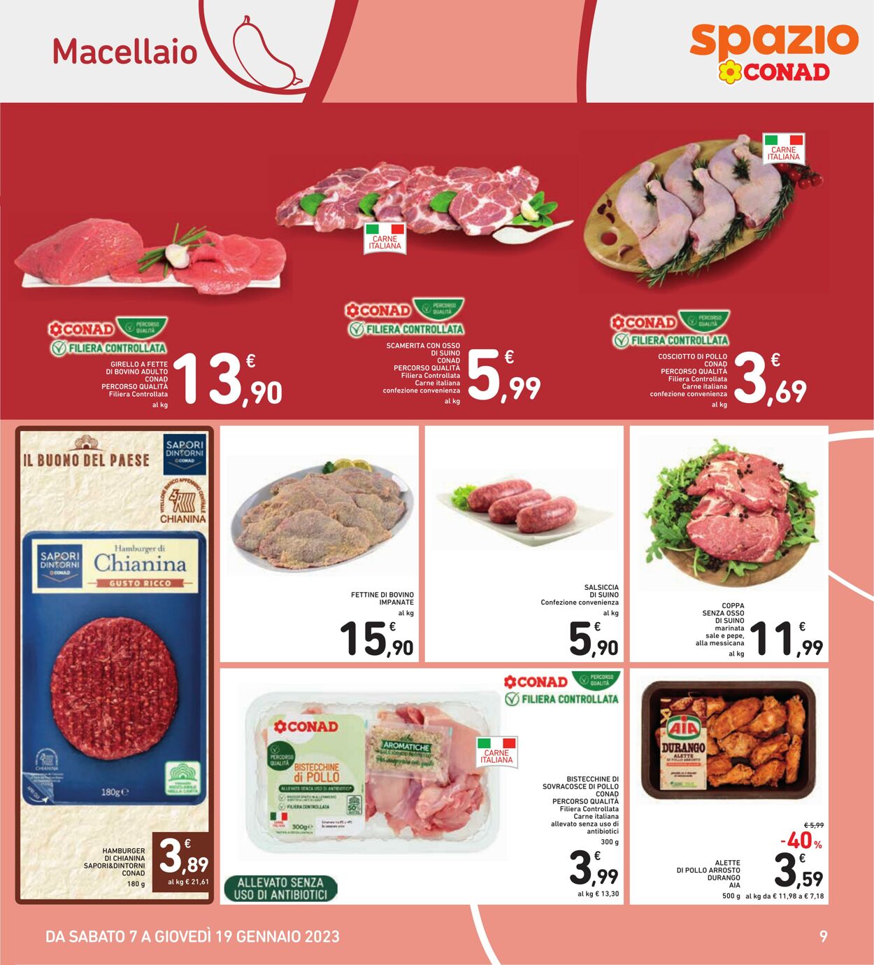 Volantino Conad 07.01.2023 - 19.01.2023