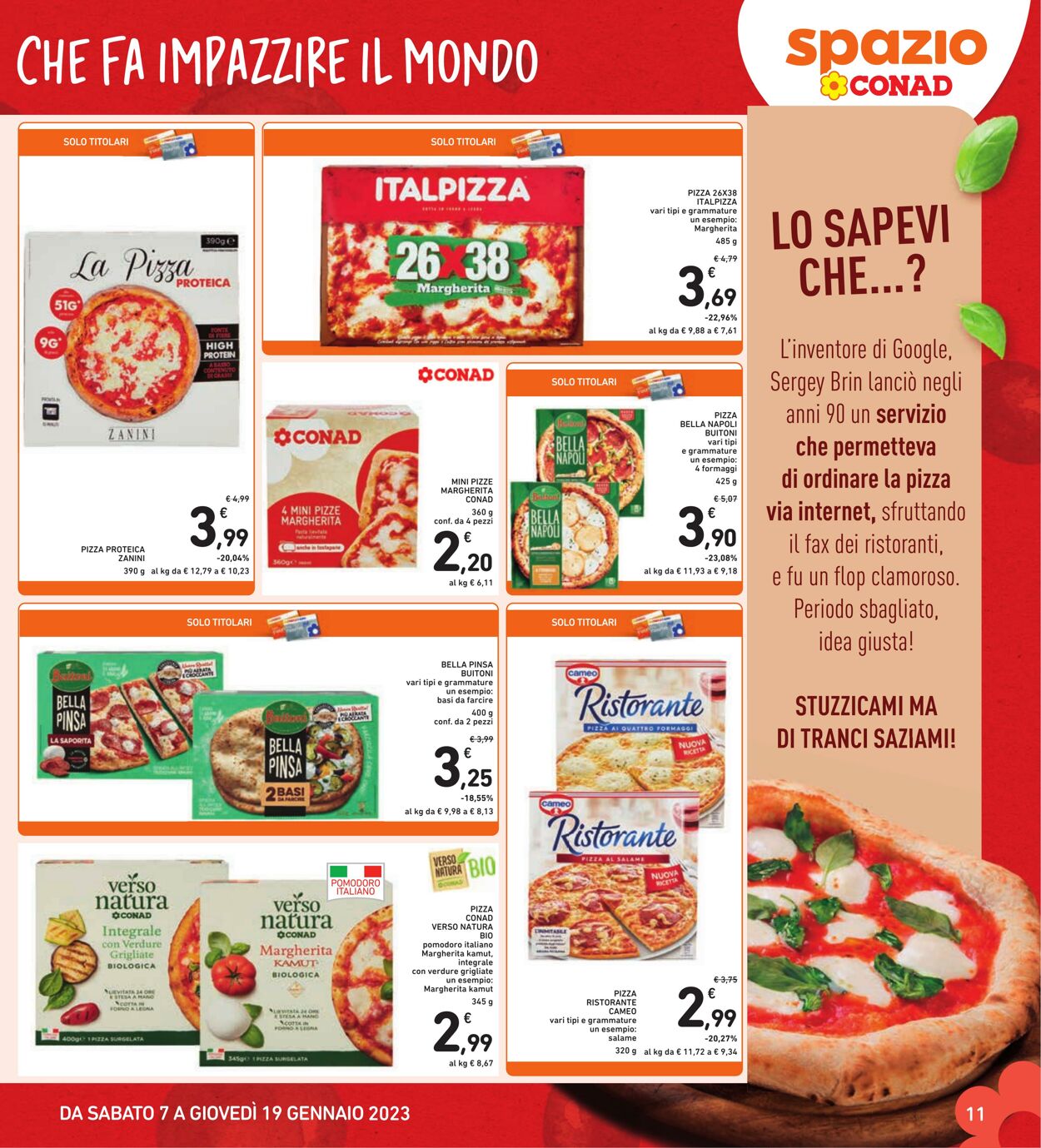 Volantino Conad 07.01.2023 - 19.01.2023