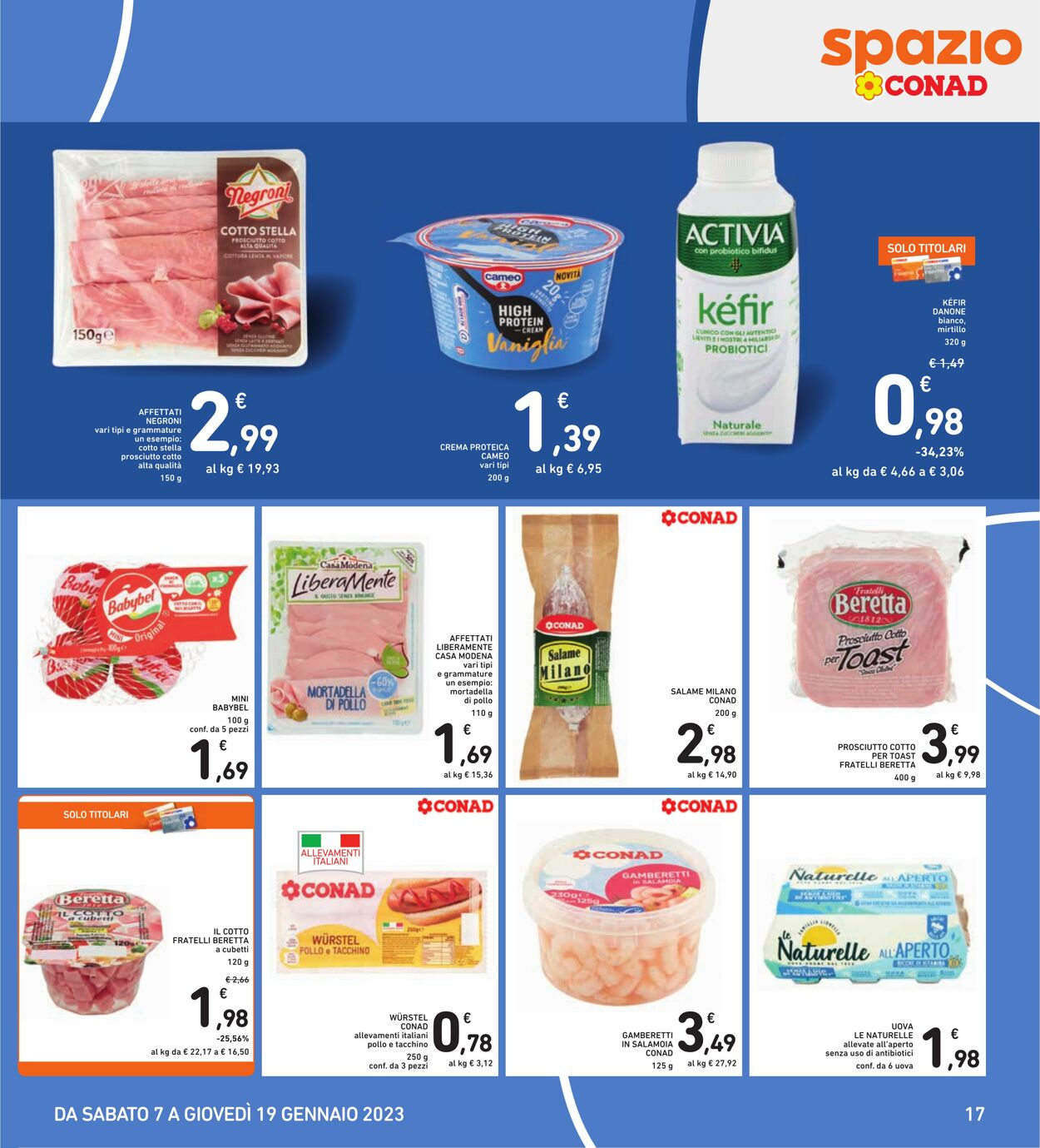 Volantino Conad 07.01.2023 - 19.01.2023