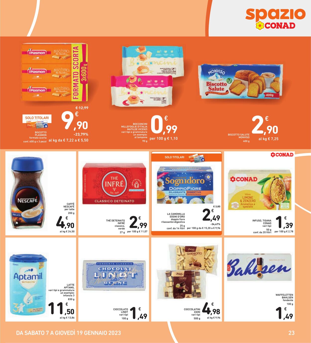 Volantino Conad 07.01.2023 - 19.01.2023