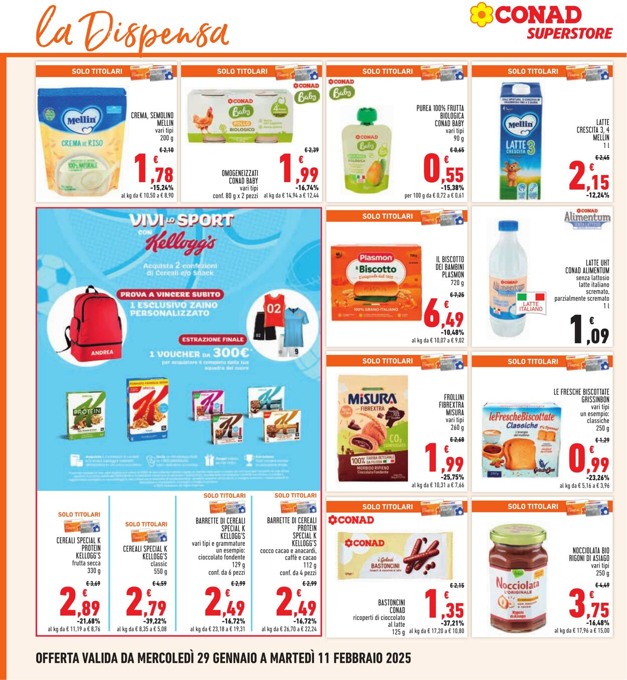 Volantino Conad 29.01.2025 - 11.02.2025