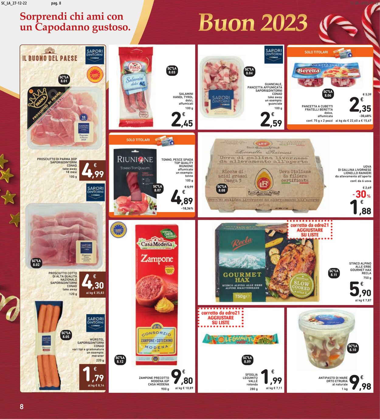 Volantino Conad 27.12.2022 - 06.01.2023