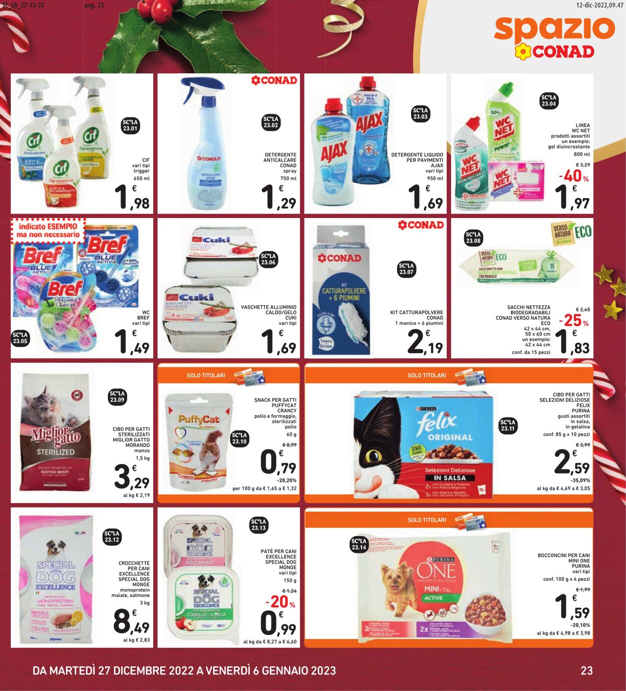 Volantino Conad 27.12.2022 - 06.01.2023