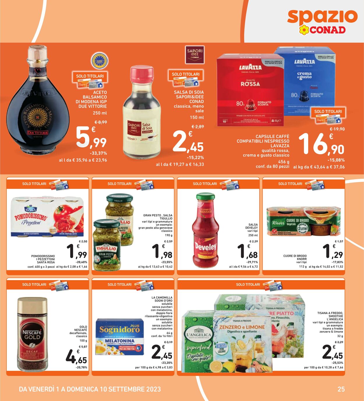 Volantino Conad 01.08.2023 - 10.09.2023