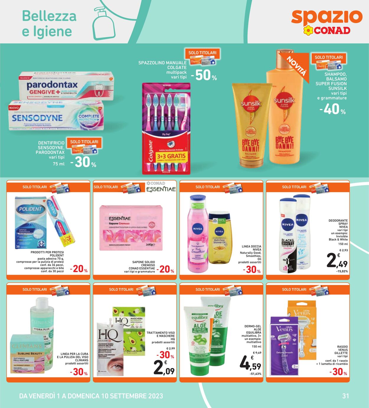 Volantino Conad 01.08.2023 - 10.09.2023