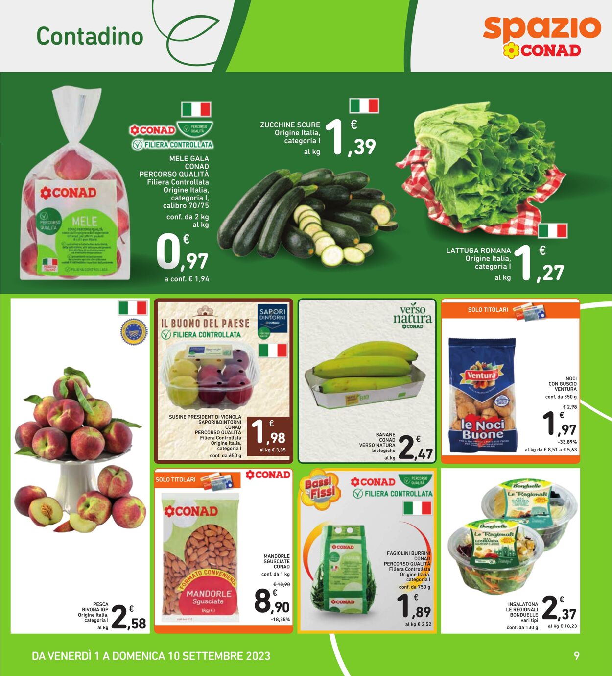 Volantino Conad 01.08.2023 - 10.09.2023