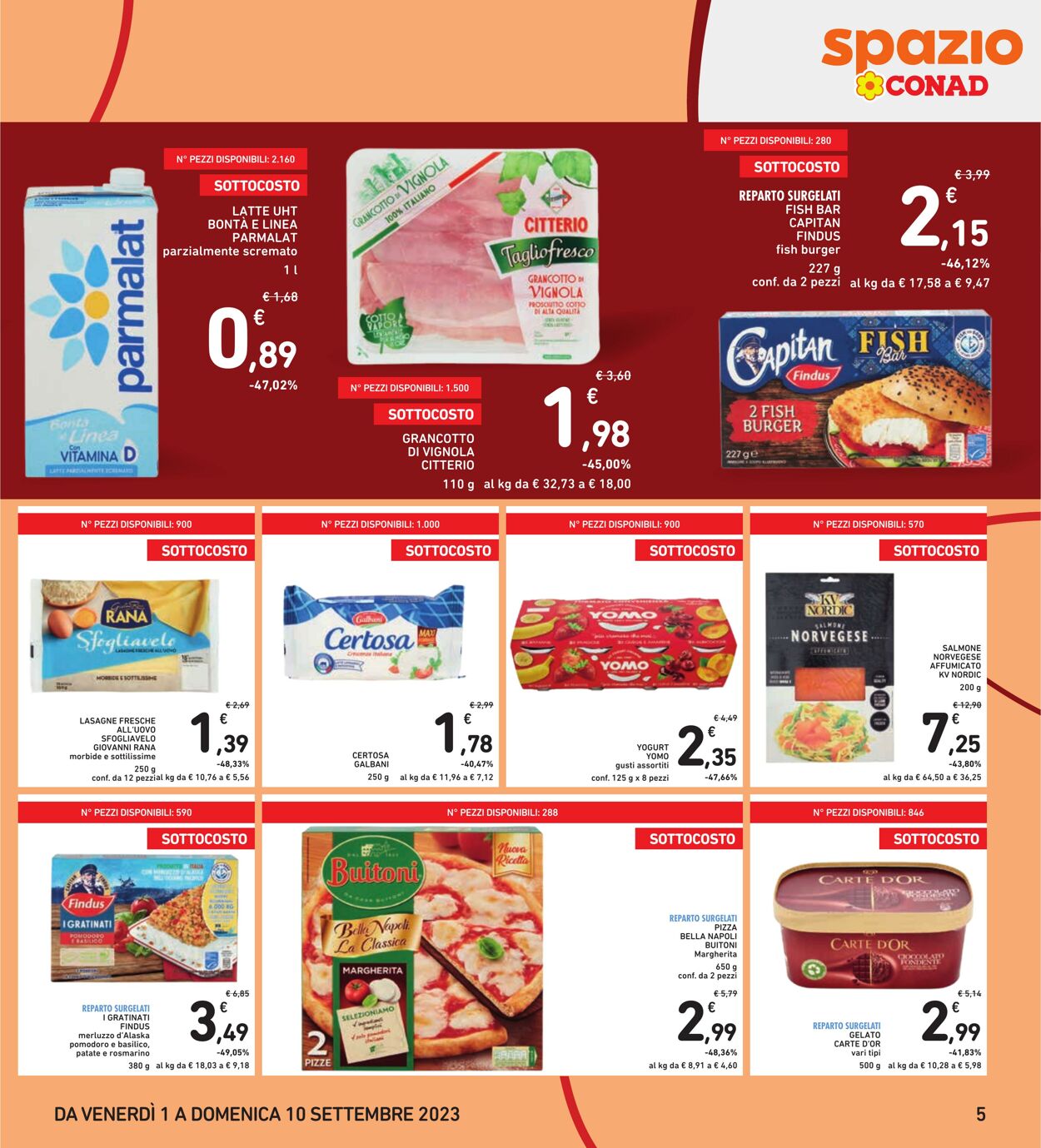 Volantino Conad 01.08.2023 - 10.09.2023