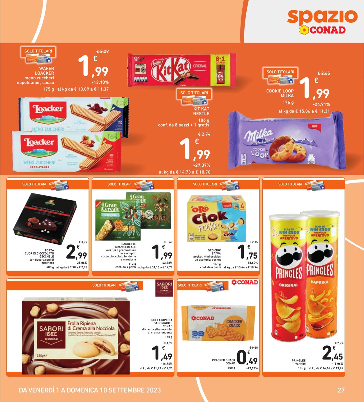 Volantino Conad 01.08.2023 - 10.09.2023