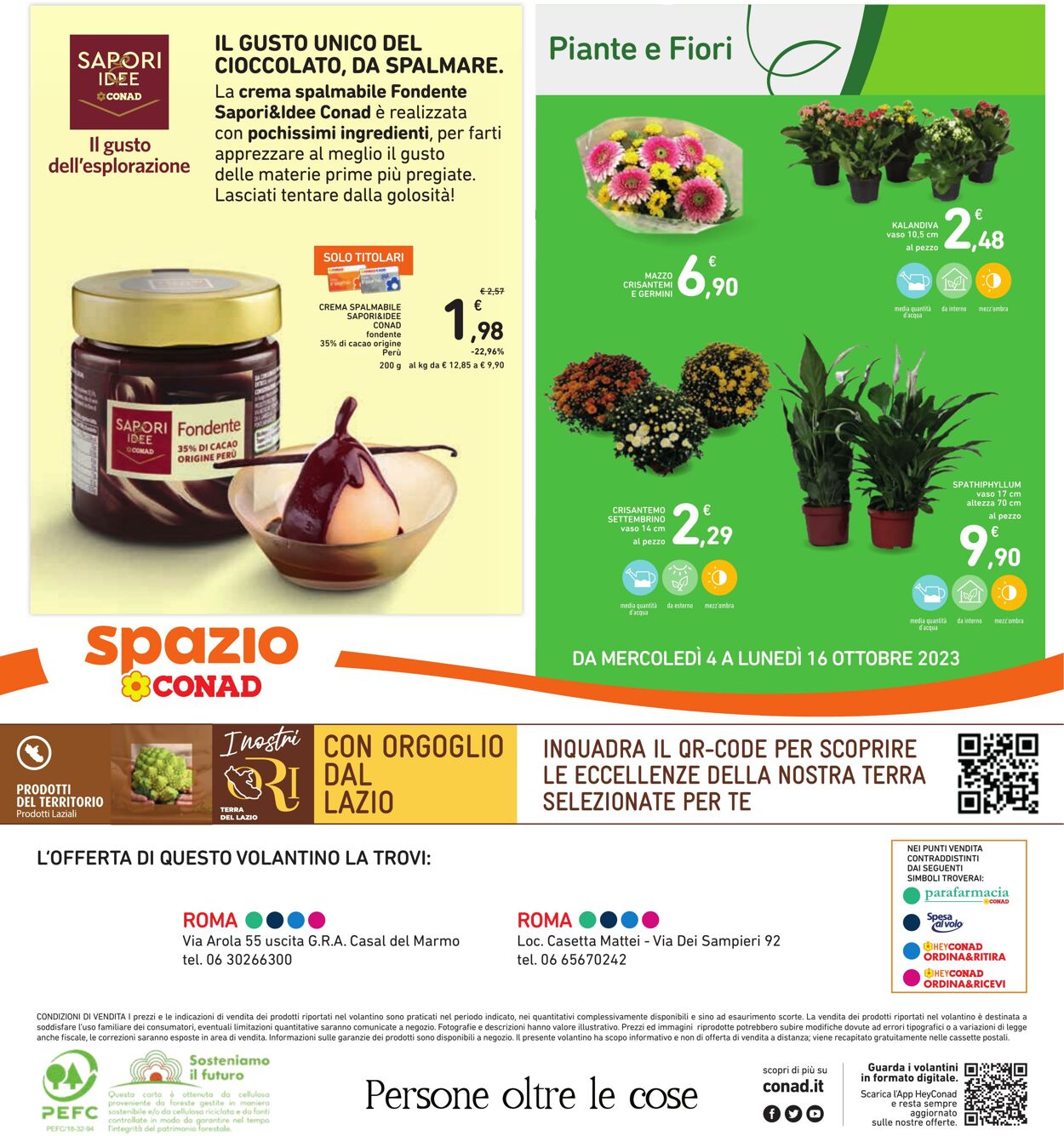 Volantino Conad 04.10.2023 - 16.10.2023