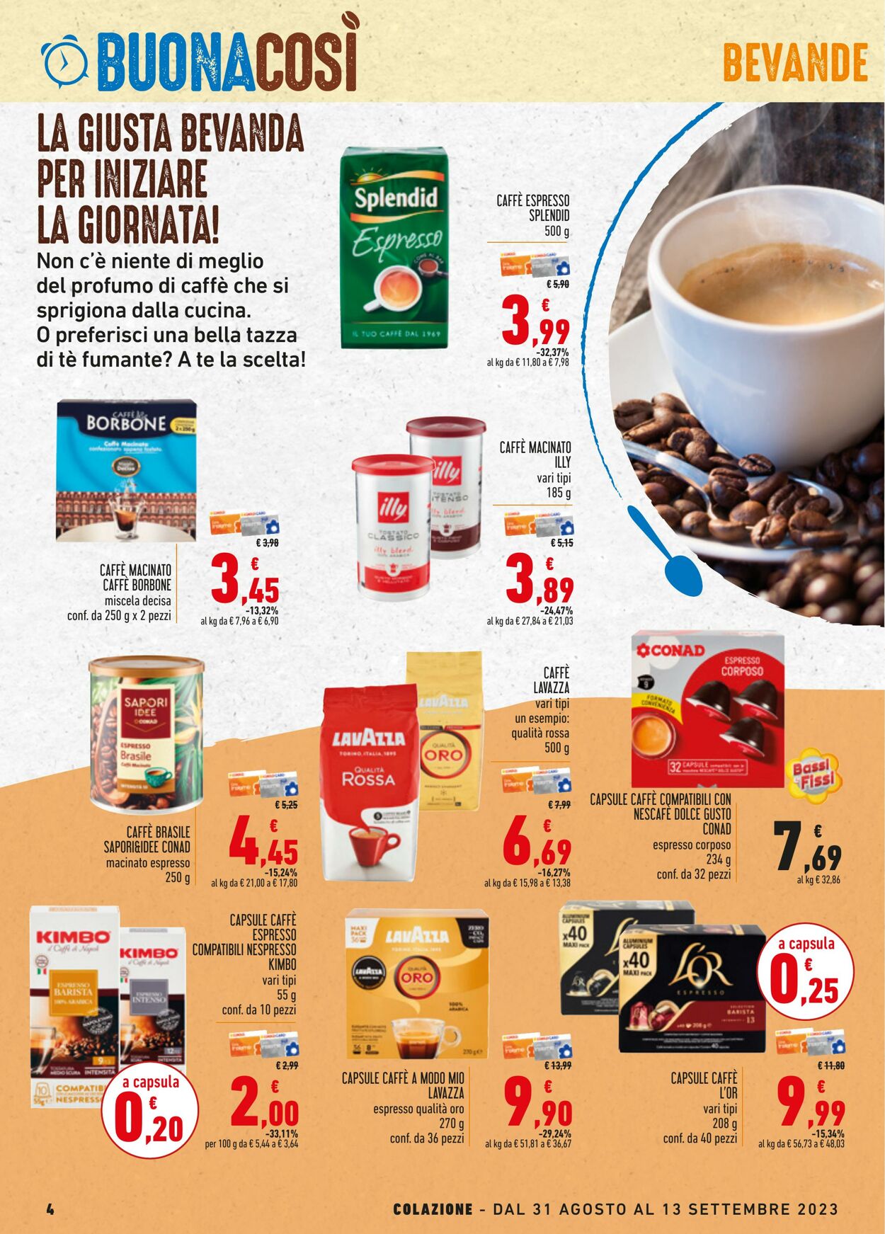 Volantino Conad 31.08.2023 - 13.09.2023