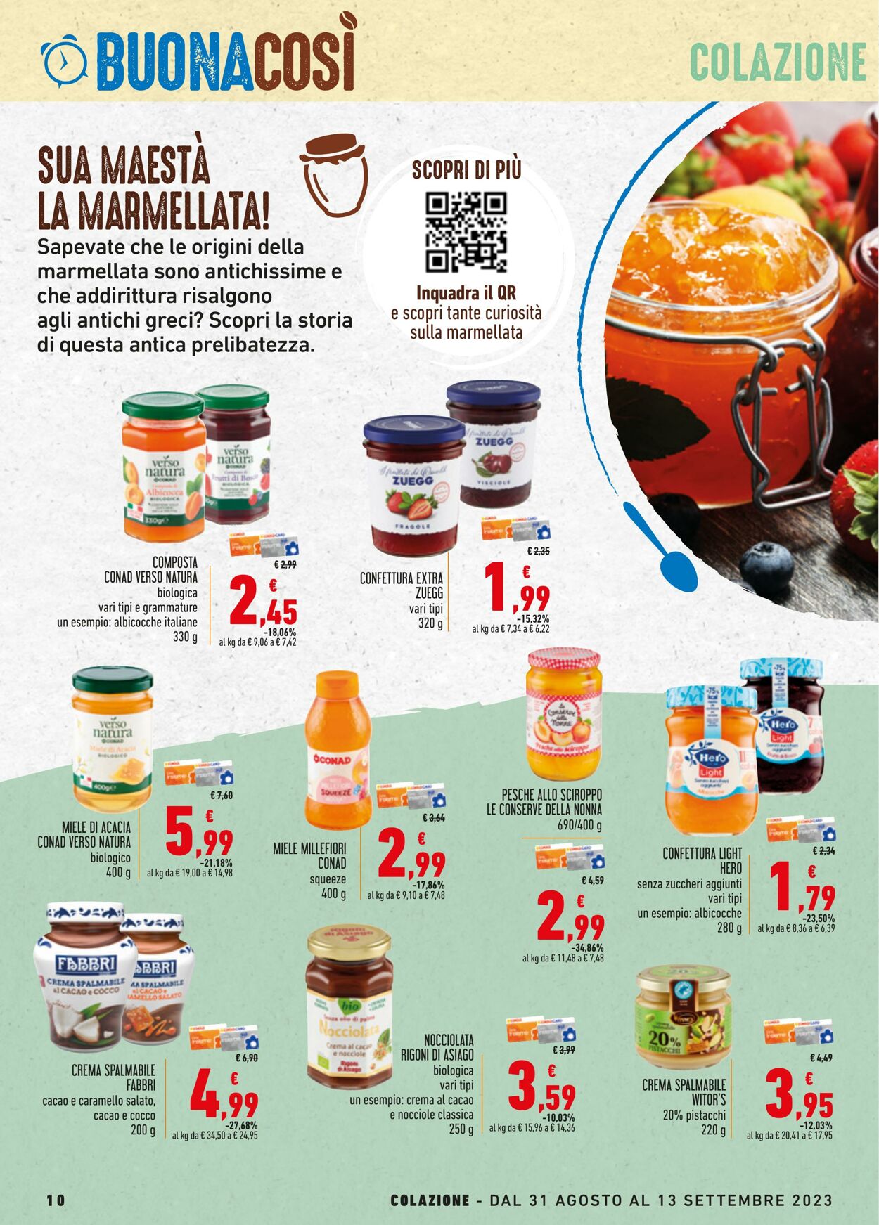 Volantino Conad 31.08.2023 - 13.09.2023