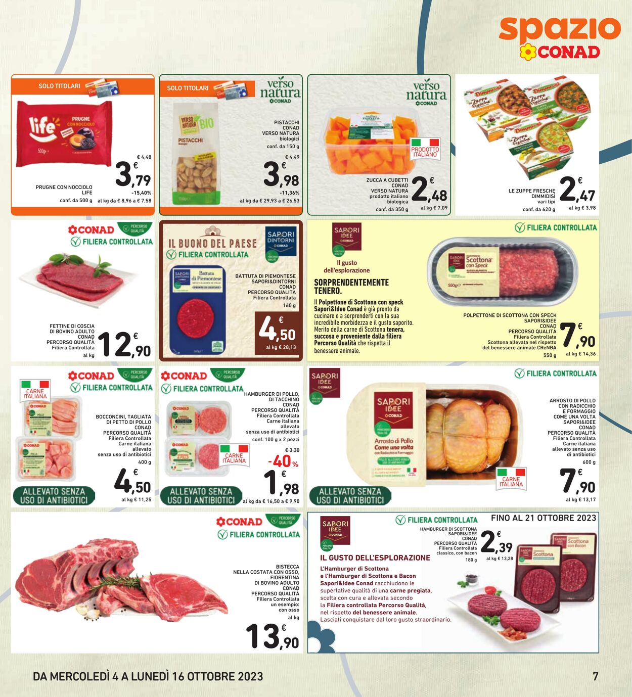 Volantino Conad 04.09.2023 - 16.10.2023