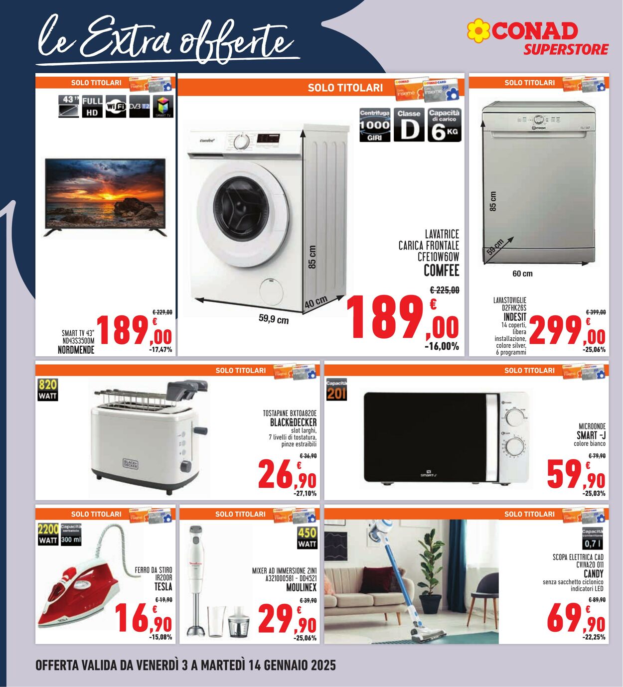 Volantino Conad 03.01.2025 - 14.01.2025