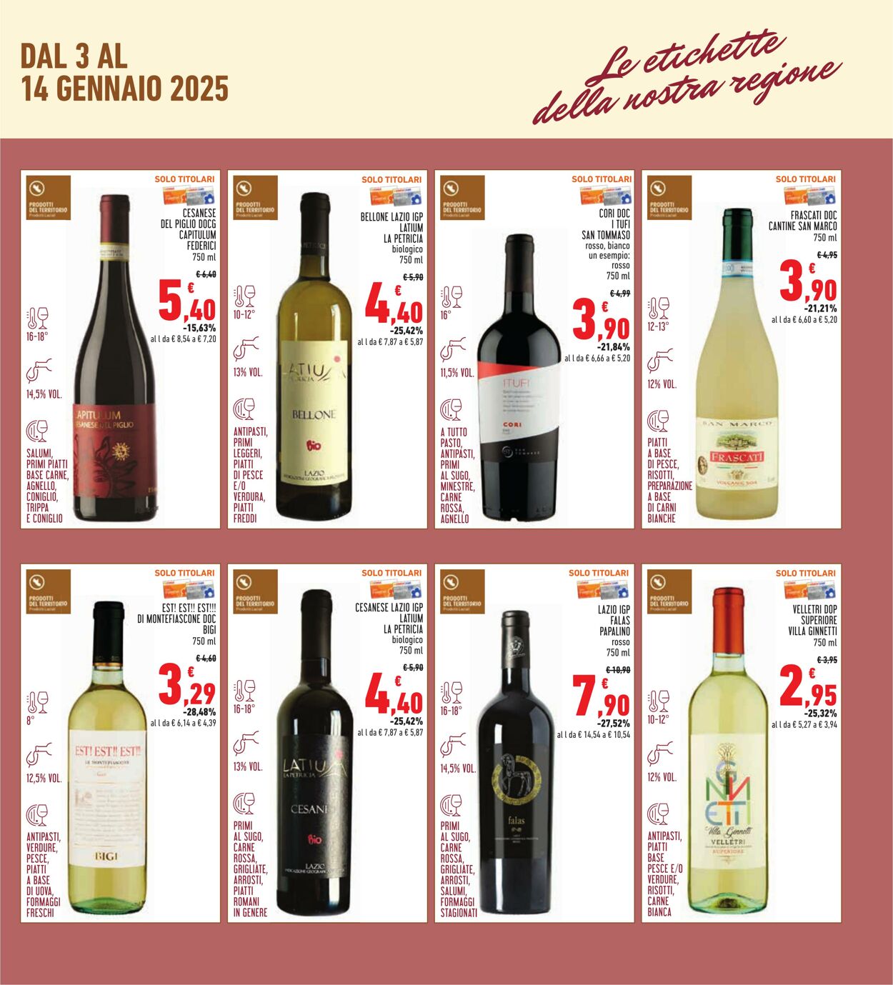 Volantino Conad 03.01.2025 - 14.01.2025