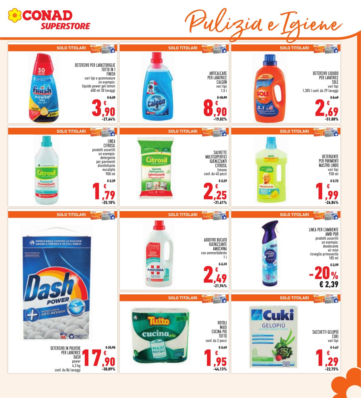 Volantino Conad 03.01.2025 - 14.01.2025