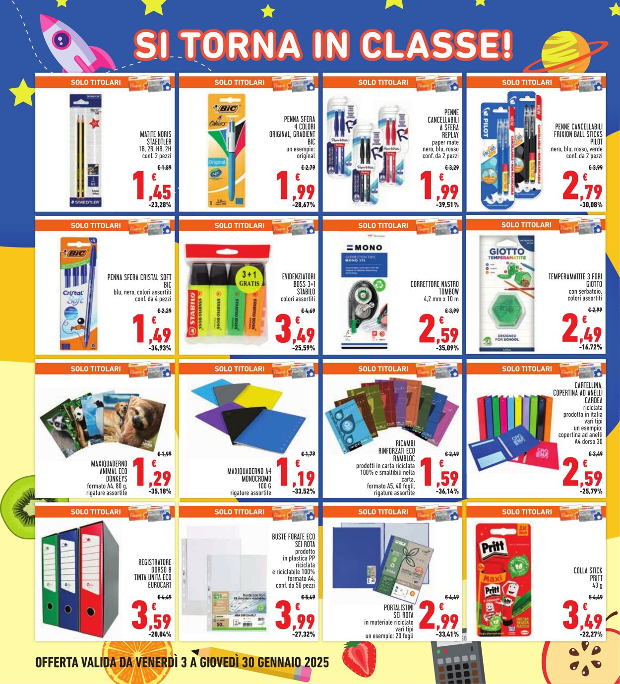 Volantino Conad 03.01.2025 - 14.01.2025