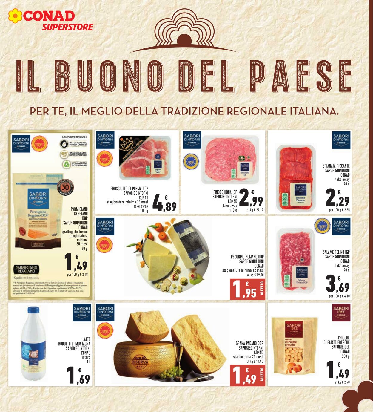 Volantino Conad 03.01.2025 - 14.01.2025