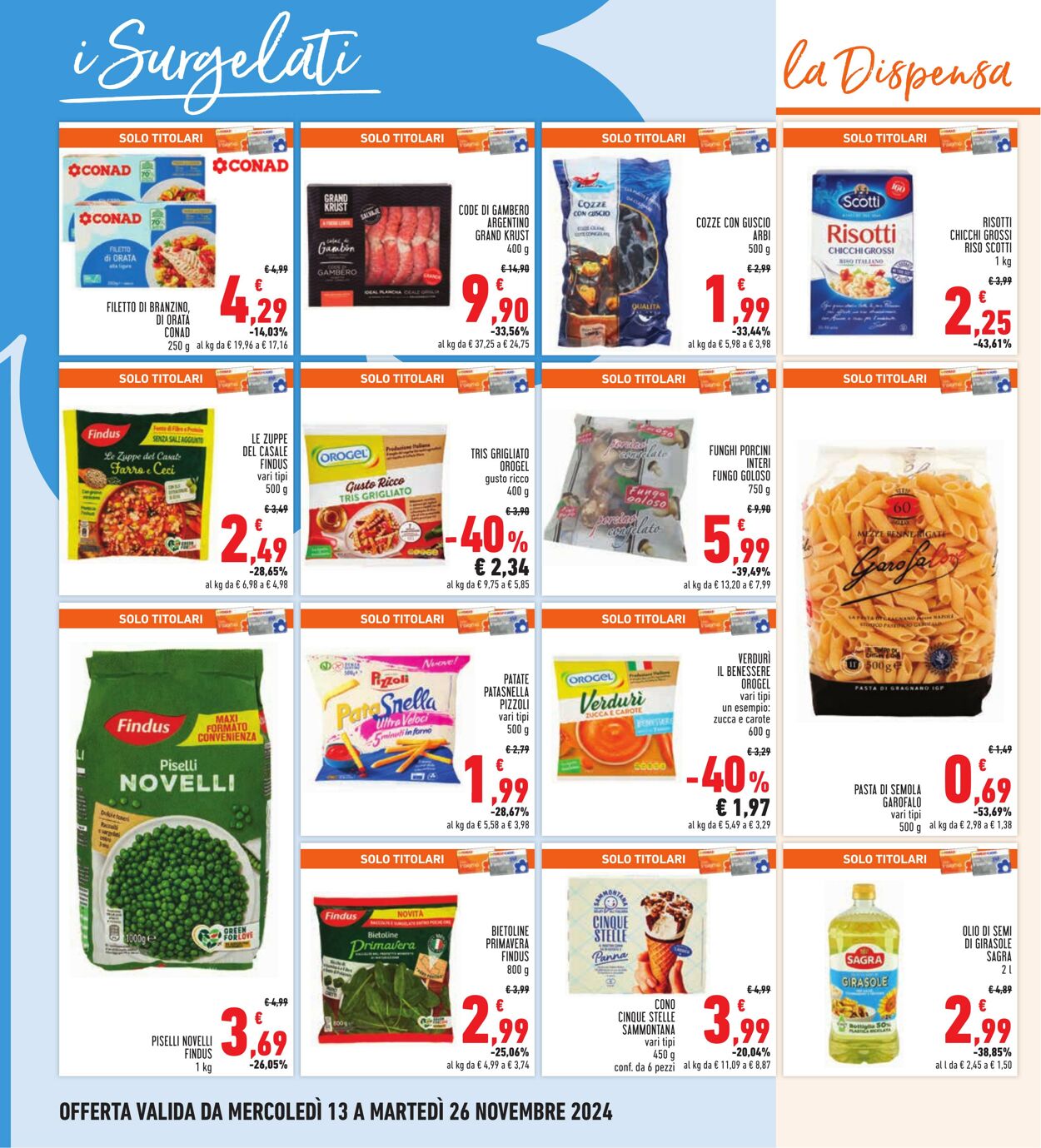 Volantino Conad 13.11.2024 - 26.11.2024