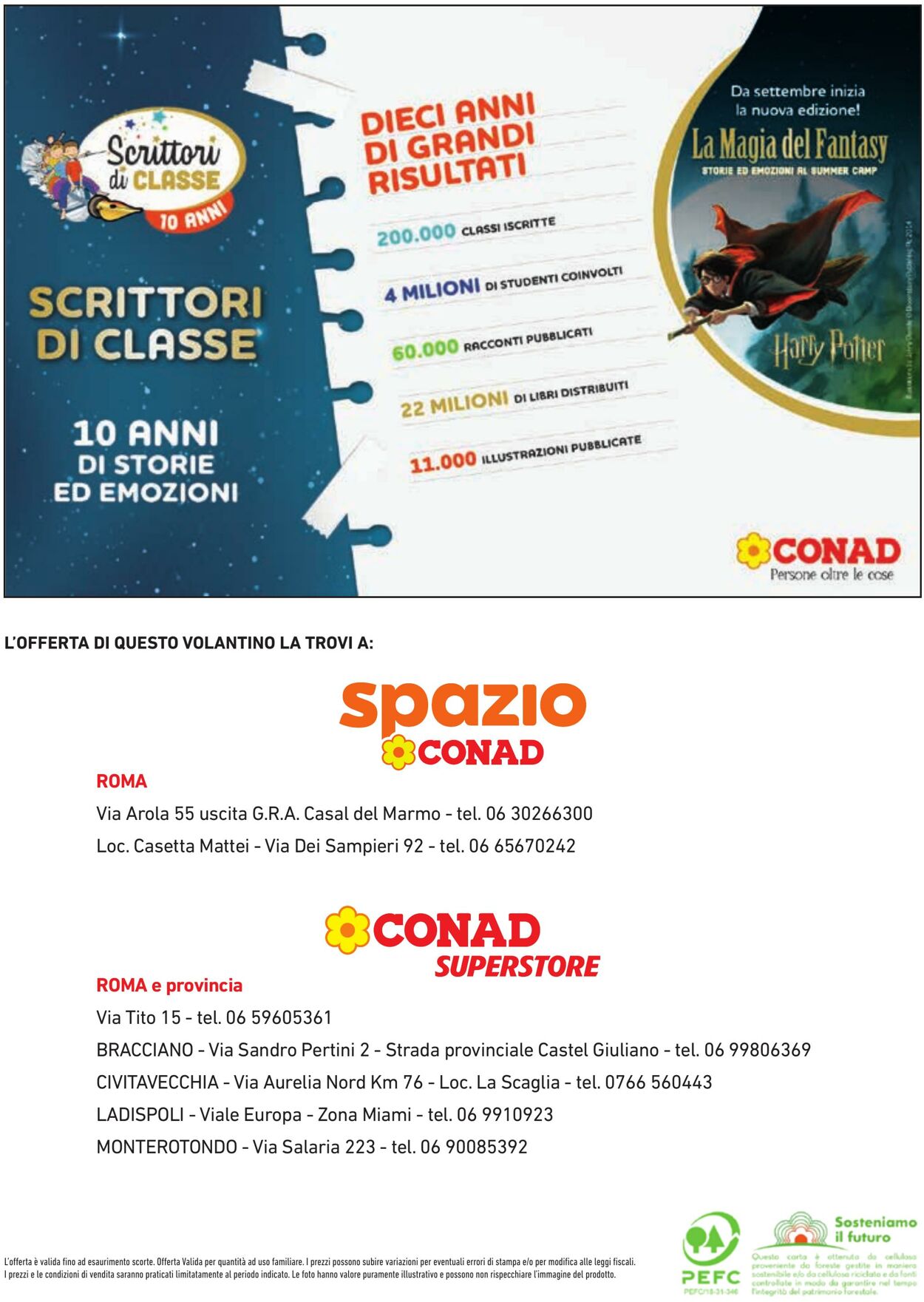 Volantino Conad 13.09.2023 - 10.10.2023