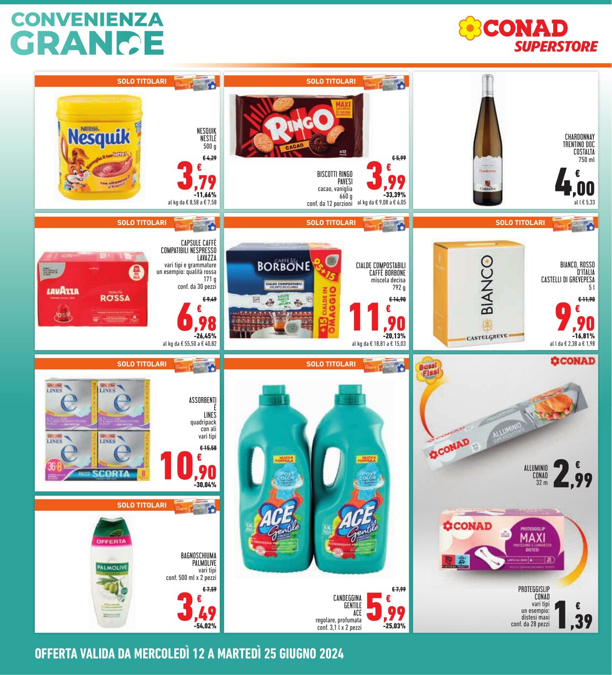 Volantino Conad 12.06.2024 - 25.06.2024