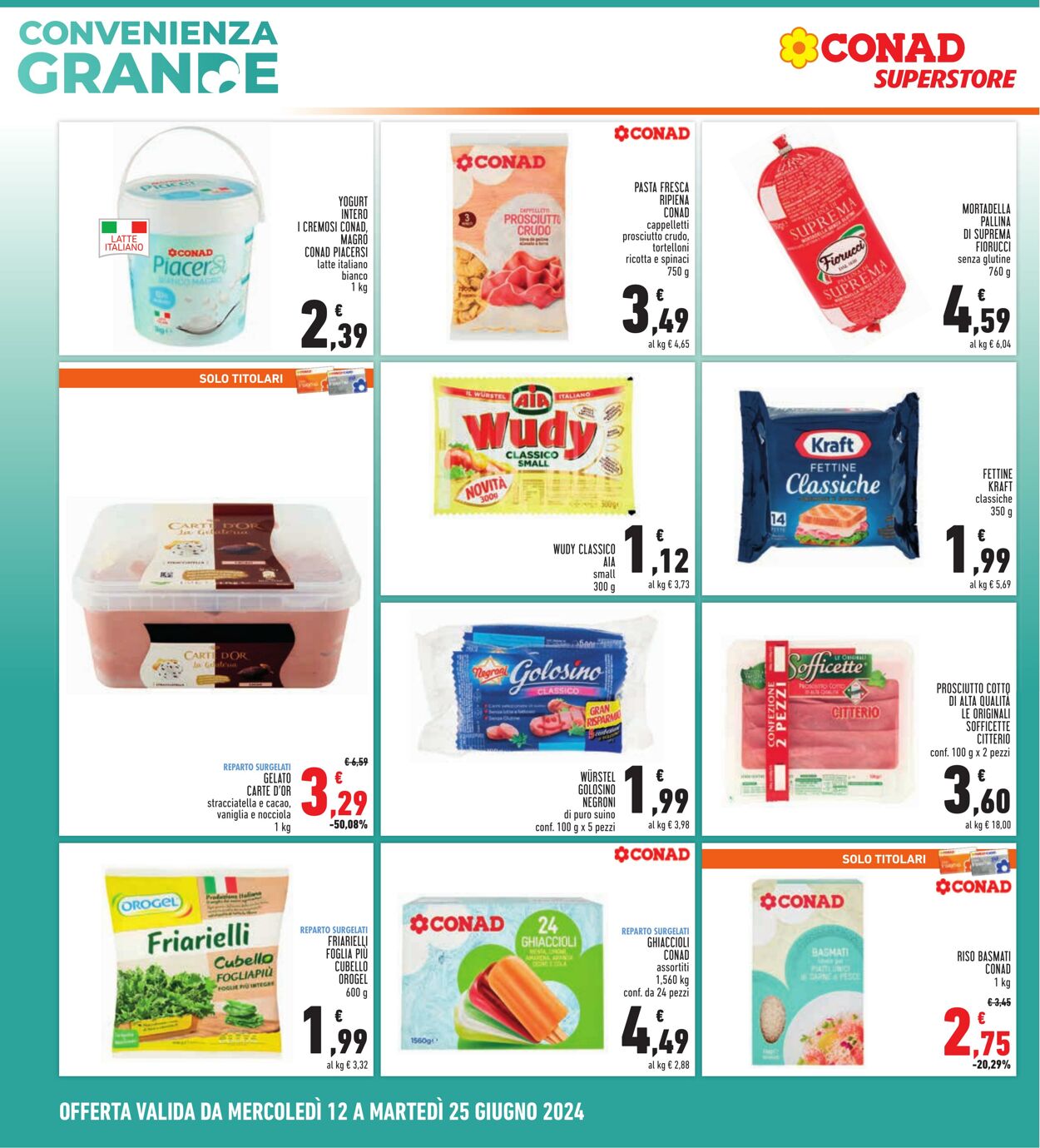 Volantino Conad 12.06.2024 - 25.06.2024