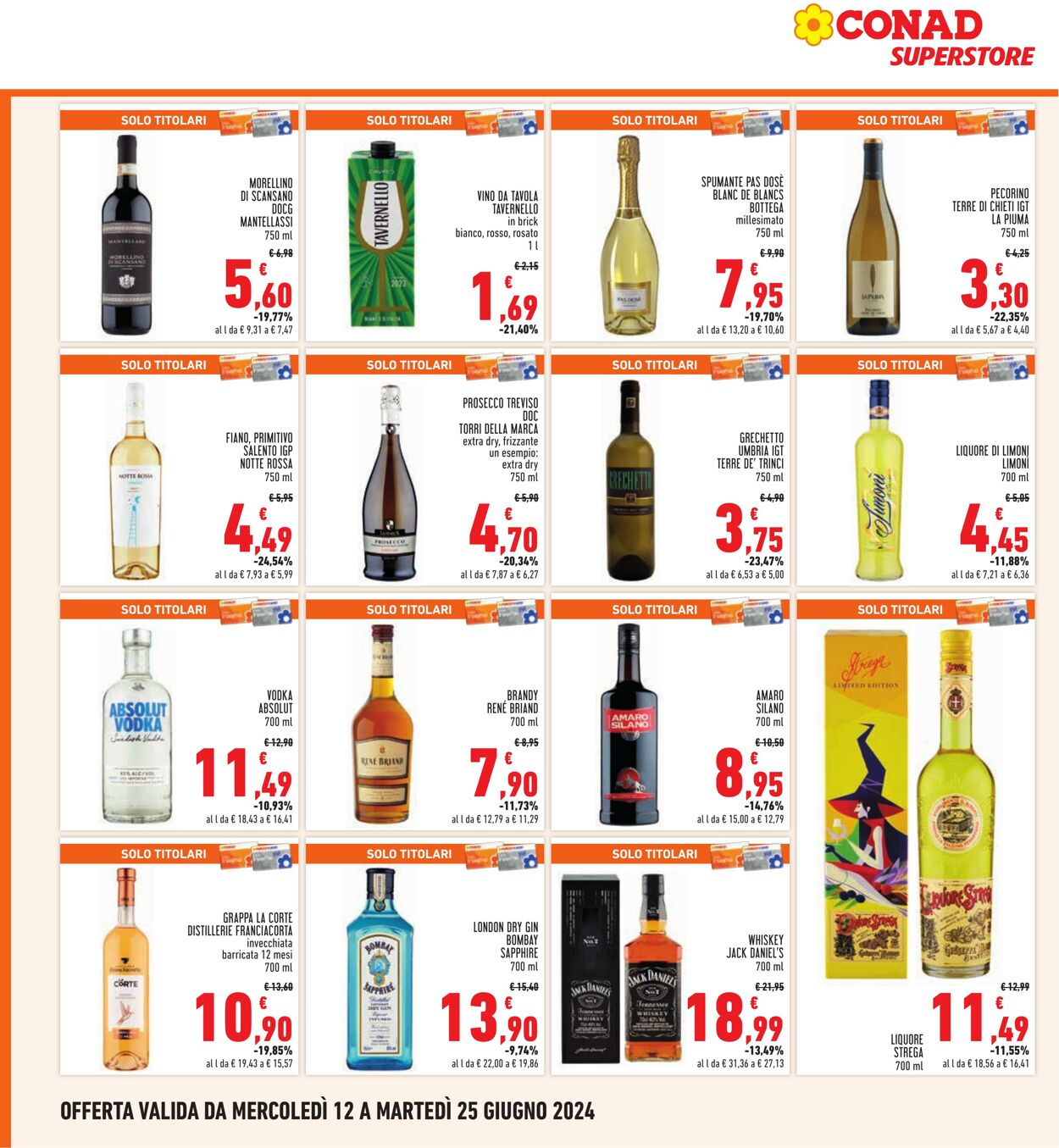 Volantino Conad 12.06.2024 - 25.06.2024