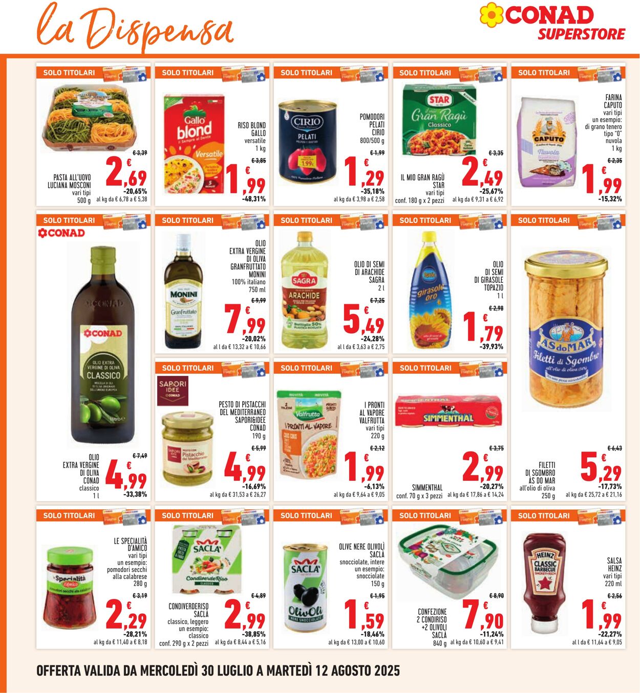 Volantino Conad 07.08.2025 - 07.08.2025