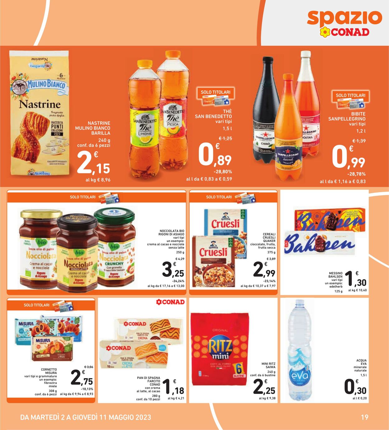 Volantino Conad 02.04.2023 - 11.05.2023