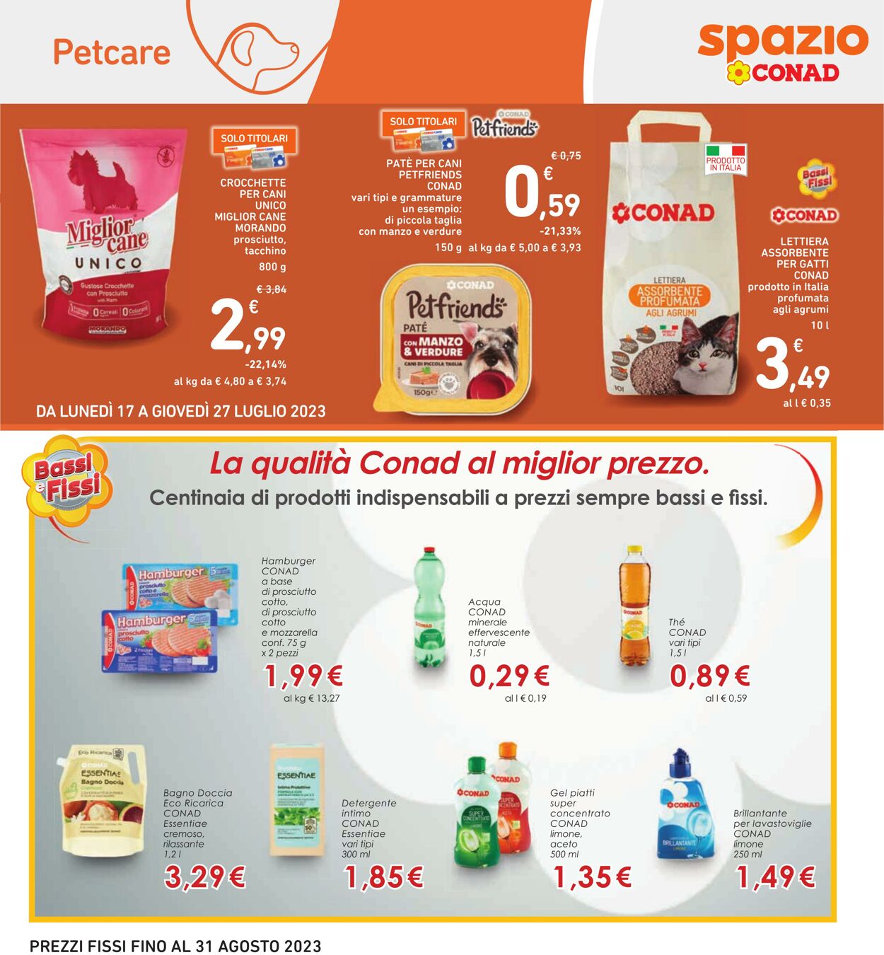 Volantino Conad 17.07.2023 - 27.07.2023