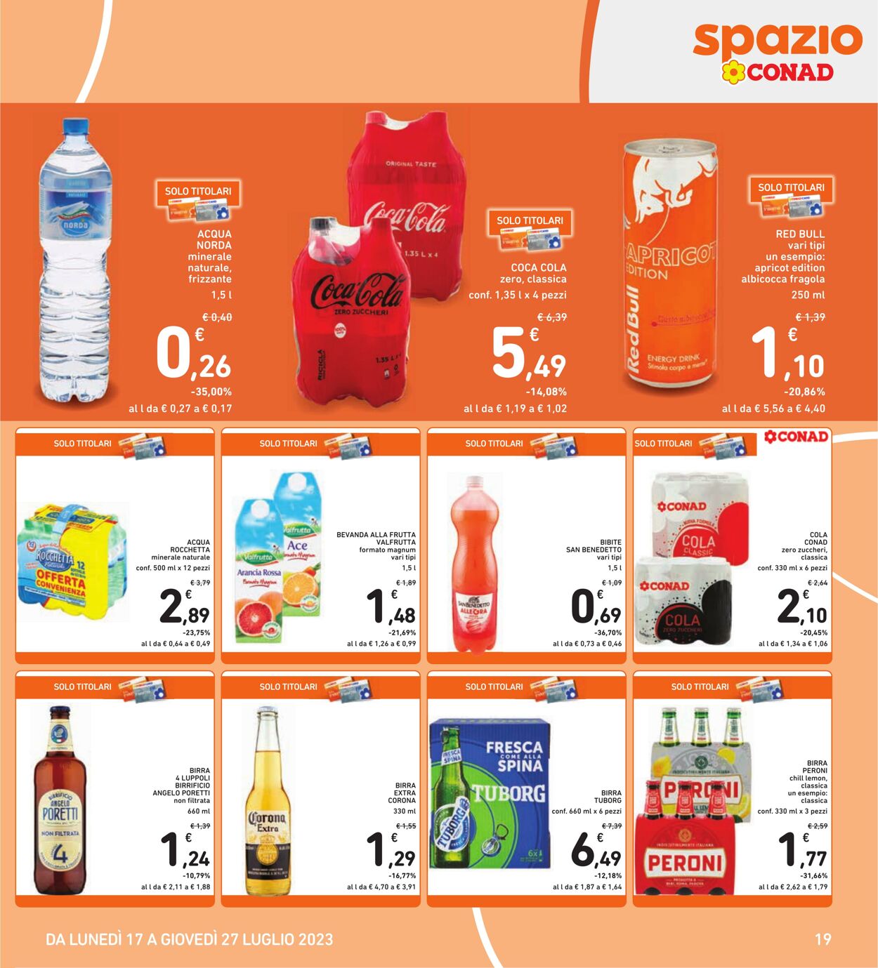 Volantino Conad 17.07.2023 - 27.07.2023