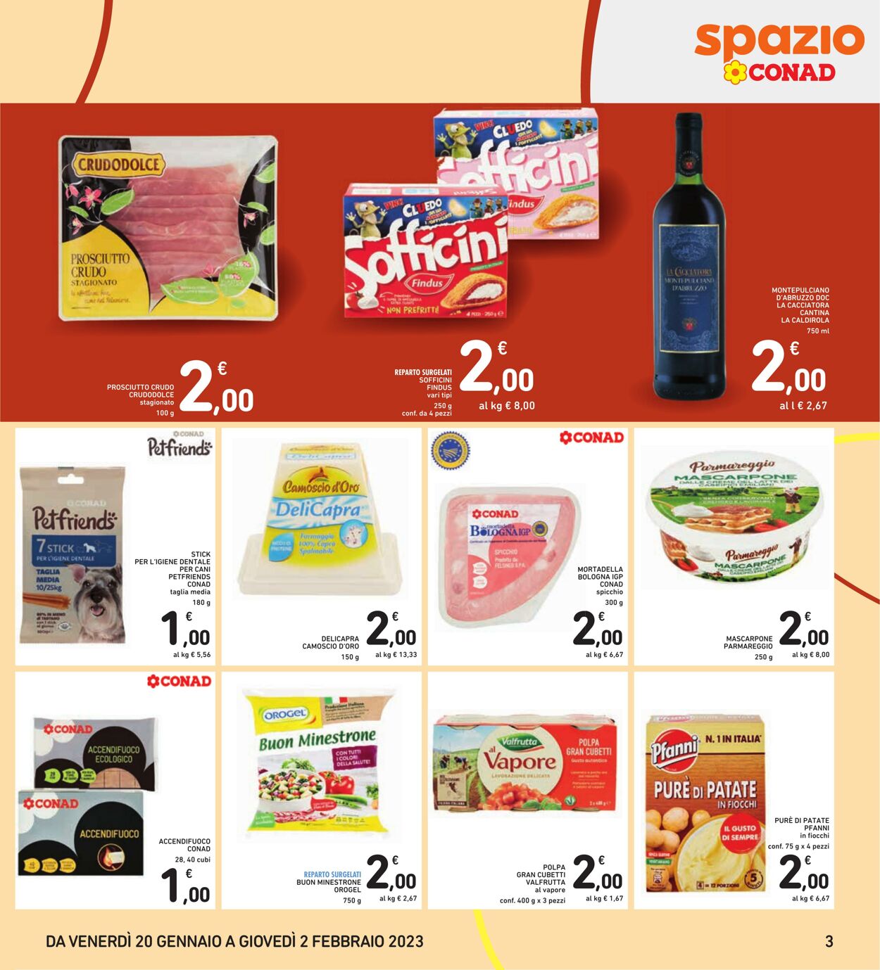 Volantino Conad 20.01.2023 - 02.02.2023