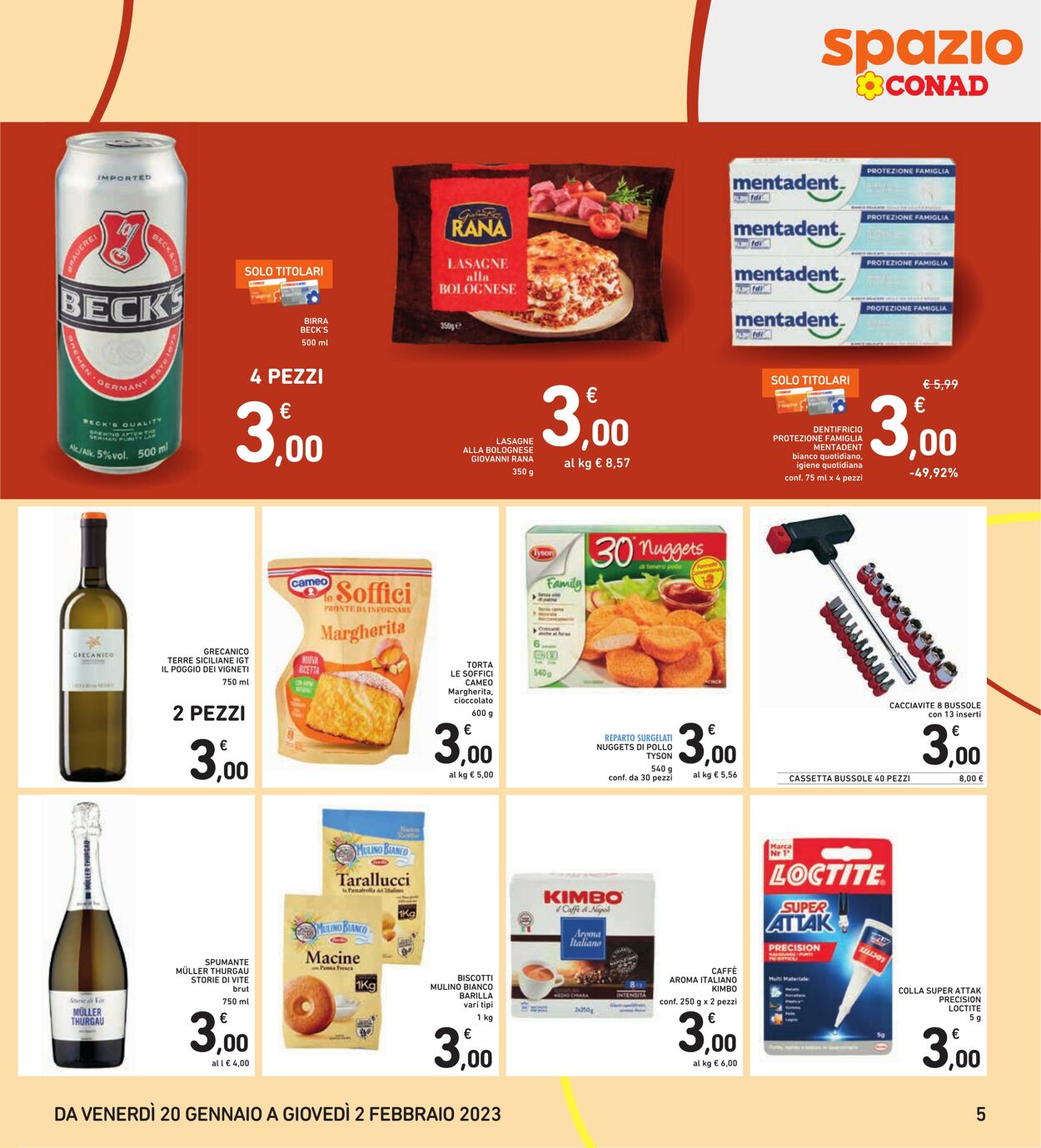 Volantino Conad 20.01.2023 - 02.02.2023