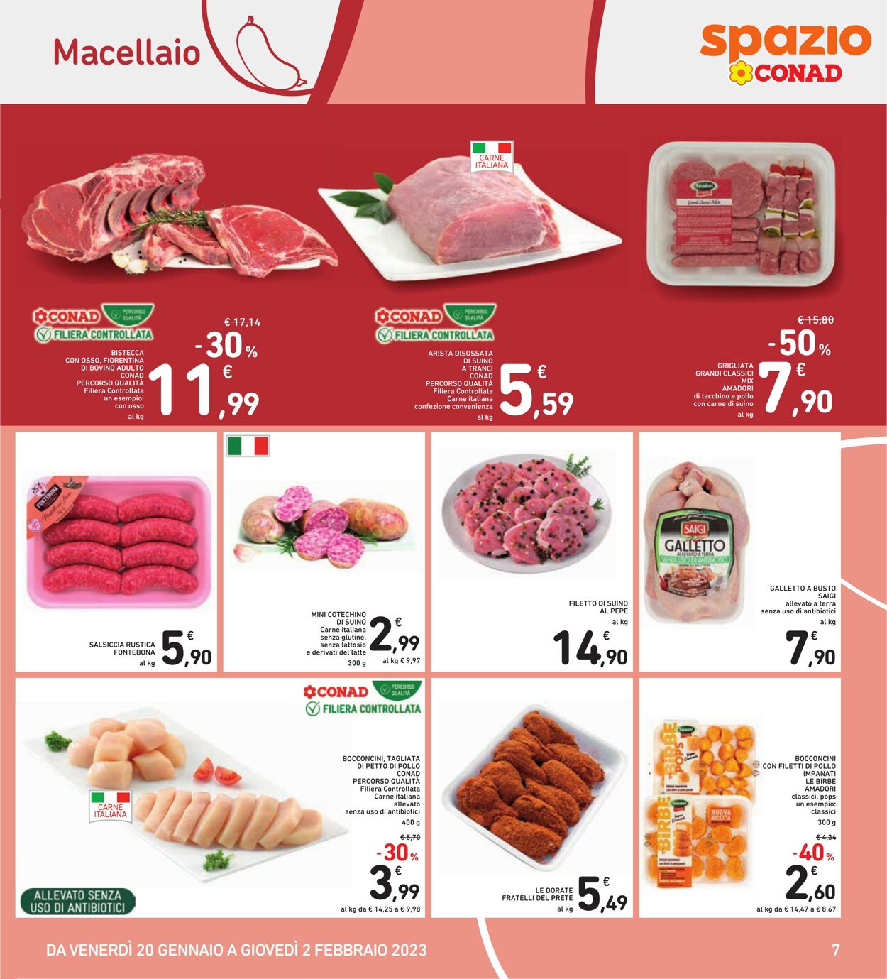 Volantino Conad 20.01.2023 - 02.02.2023