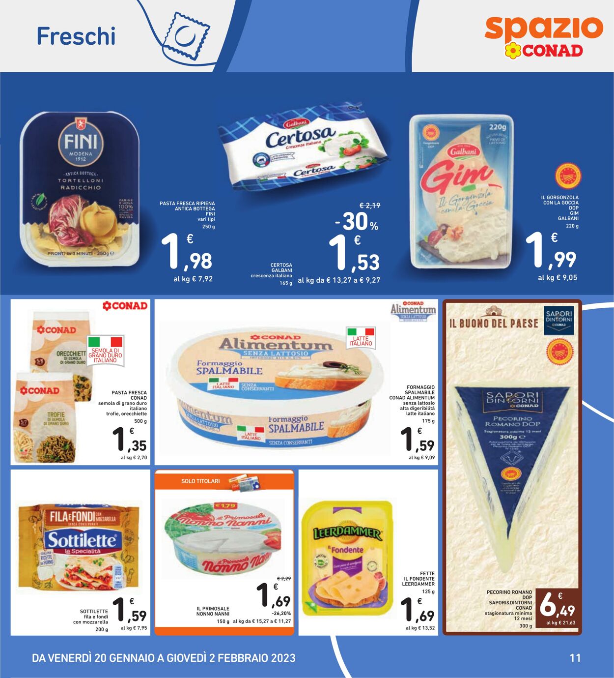 Volantino Conad 20.01.2023 - 02.02.2023