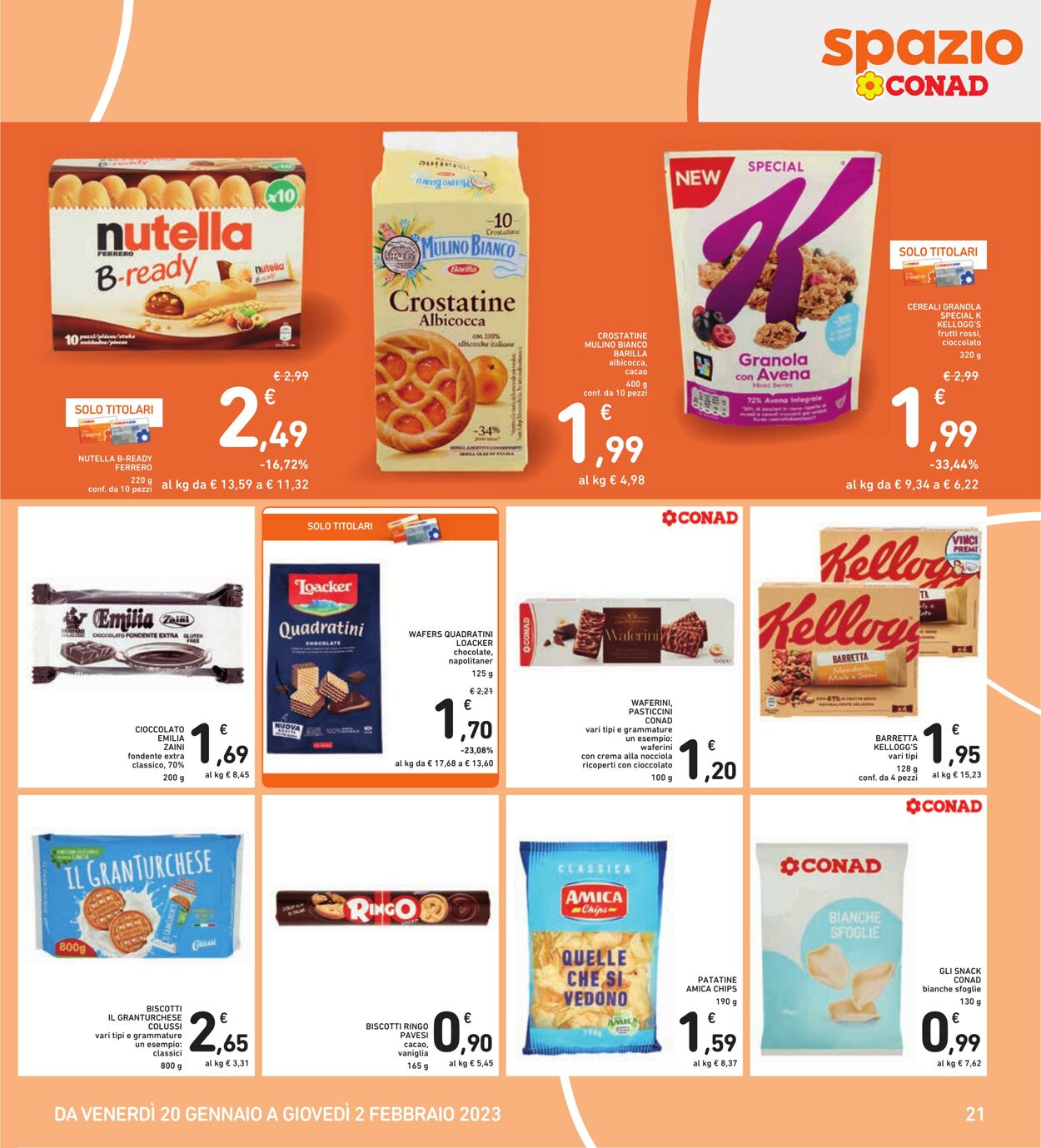 Volantino Conad 20.01.2023 - 02.02.2023