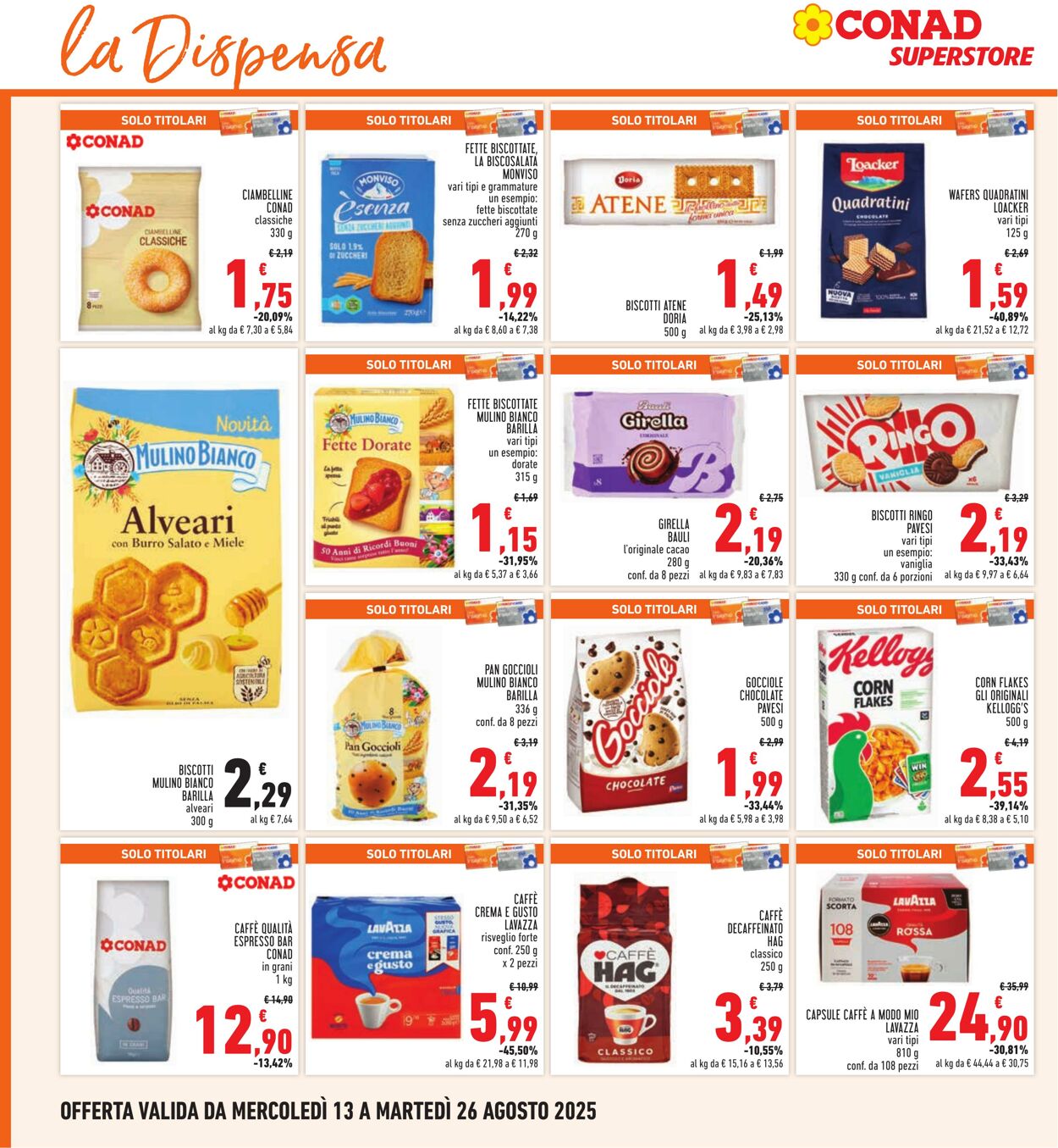 Volantino Conad 10.08.2025 - 10.08.2025