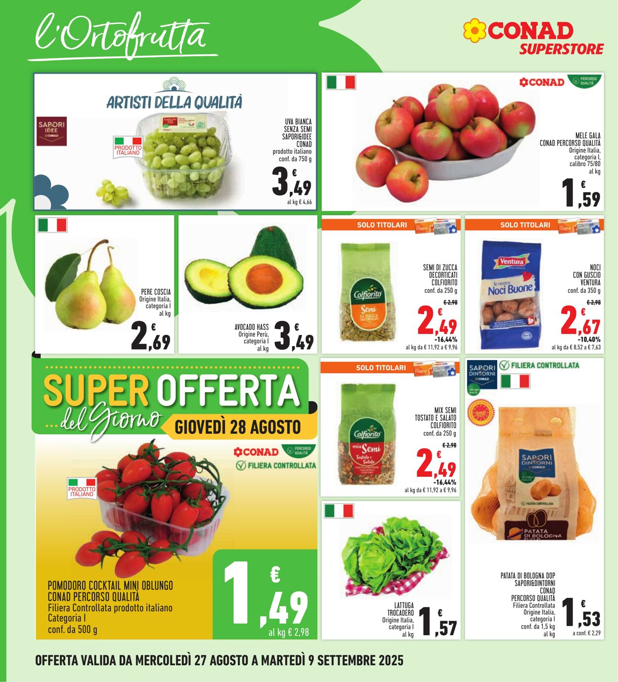 Volantino Conad 26.08.2025 - 26.08.2025