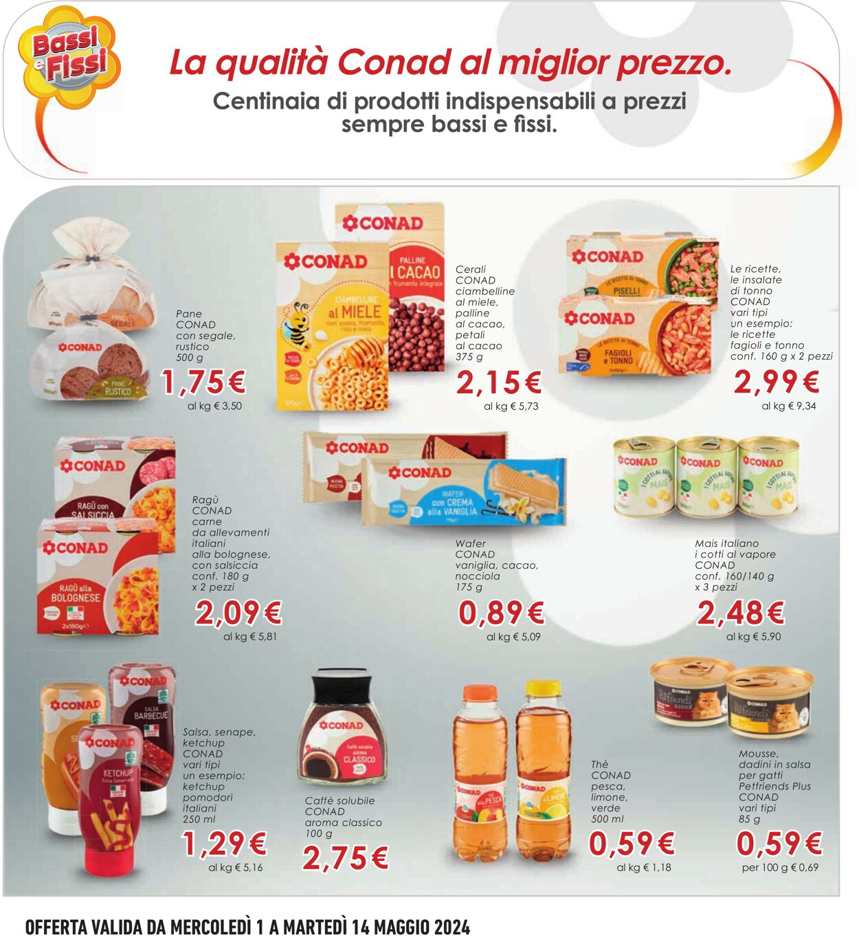 Volantino Conad 01.04.2024 - 14.05.2024