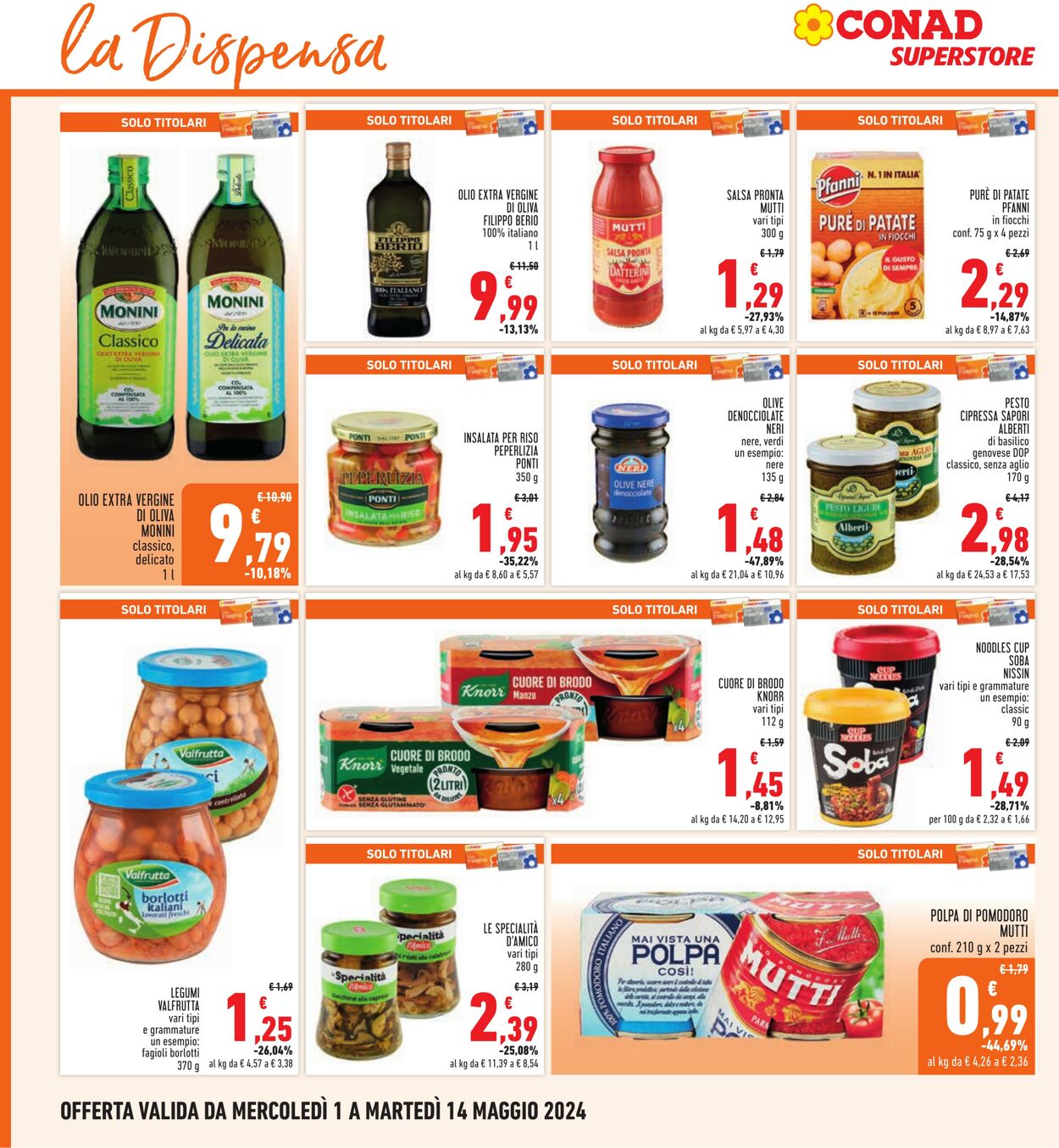 Volantino Conad 01.04.2024 - 14.05.2024