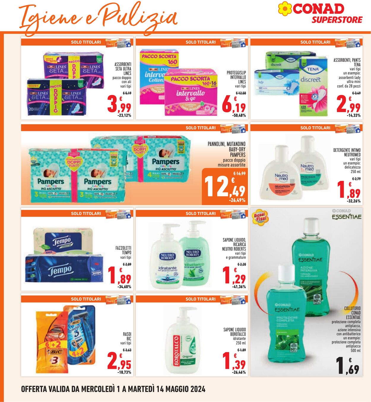 Volantino Conad 01.04.2024 - 14.05.2024