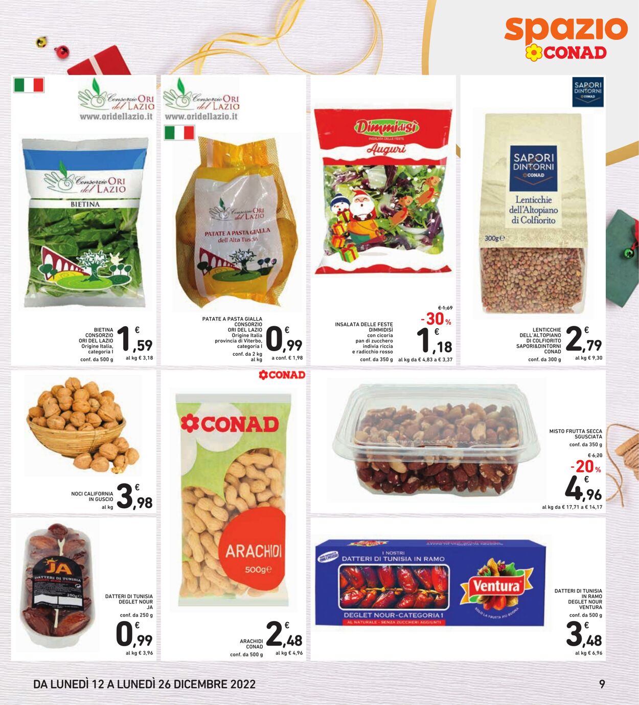 Volantino Conad 12.12.2022 - 26.12.2022